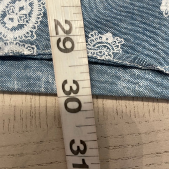 Saks Fifth Ave, Paisley Print Shirt Sz S - Picture 9 of 10